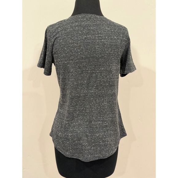 The Beatles Abbey Road Graphic V-neck T-shirt Women Small Grey heather music Y2K - Picture 2 of 7